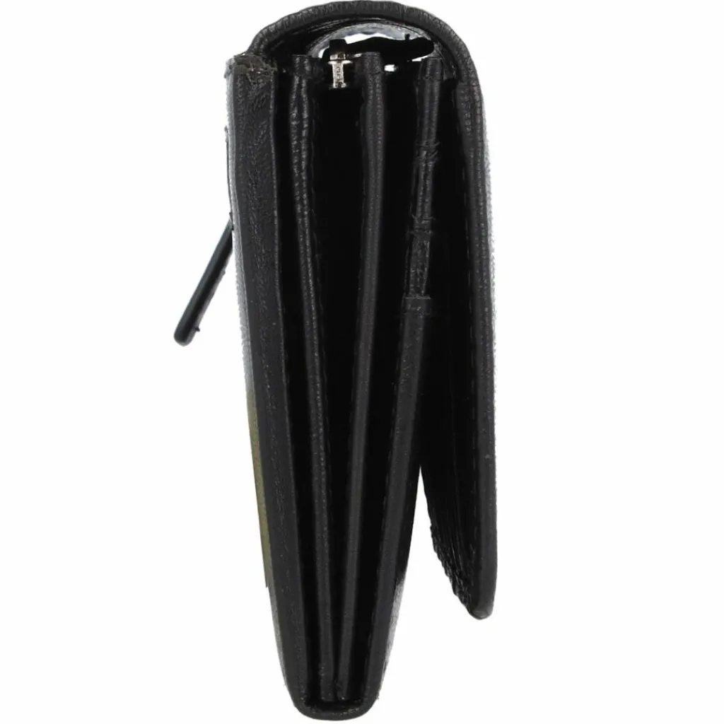 Online mano Donna Aurona Geldbörse RFID Leder 19 cm schwarz