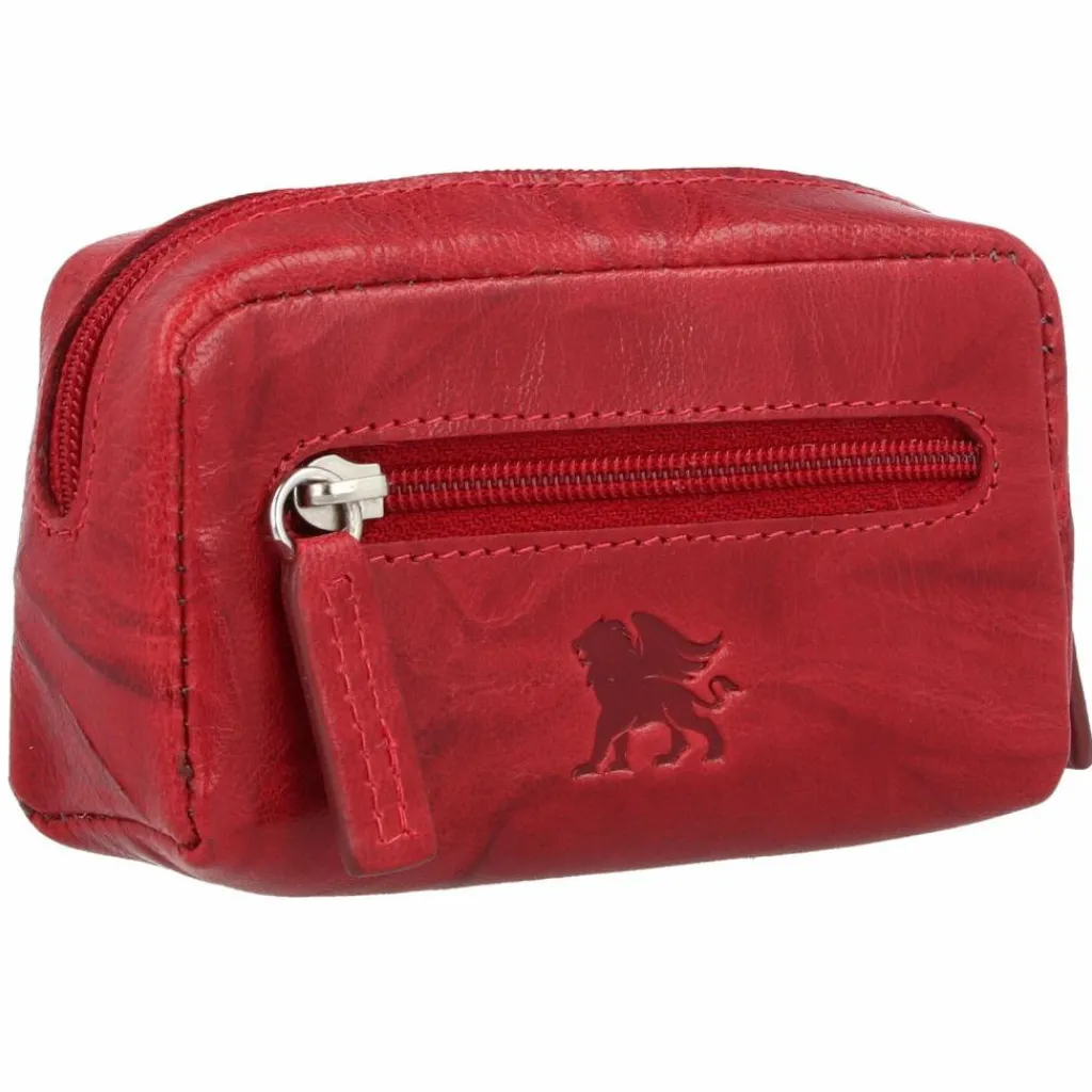 mano Schlüsseletuis<Donna Aurona Schlüsseletui RFID Leder 10,5 cm rot