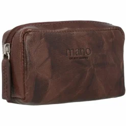 mano Schlüsseletuis<Donna Aurona Schlüsseletui RFID Leder 10,5 cm dunkelbraun