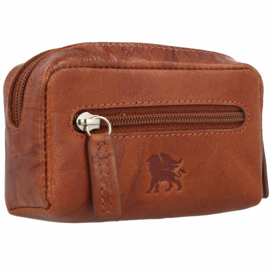 mano Schlüsseletuis<Donna Aurona Schlüsseletui RFID Leder 10,5 cm cognac