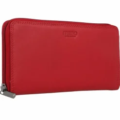 Discount mano Donna Giulia Geldbörse Leder 20 cm rot