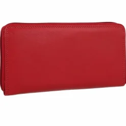 Discount mano Donna Giulia Geldbörse Leder 20 cm rot