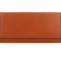 New mano Donna Giulia Geldbörse Leder 19,5 cm cognac
