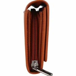 New mano Donna Giulia Geldbörse Leder 19,5 cm cognac