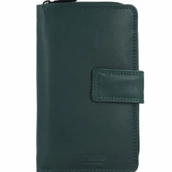 mano Damengeldbörsen Hochformat<Donna Giulia Geldbörse Leder 10,5 cm petrol