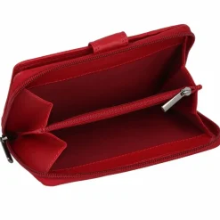 mano Damengeldbörsen Hochformat<Donna Giulia Geldbörse Leder 10,5 cm rot