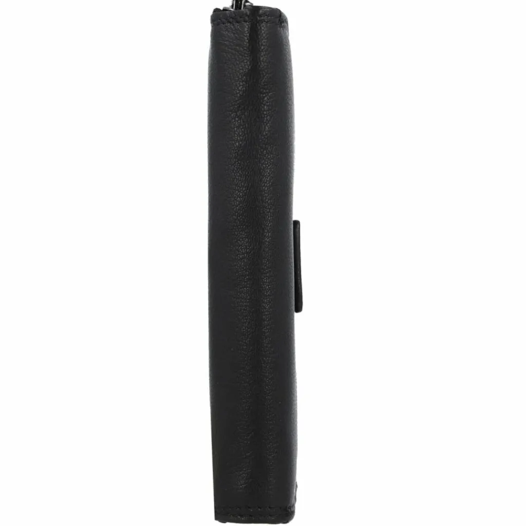 mano Damengeldbörsen Hochformat<Donna Giulia Geldbörse Leder 10,5 cm schwarz