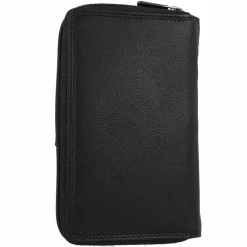 mano Damengeldbörsen Hochformat<Donna Giulia Geldbörse Leder 10,5 cm schwarz