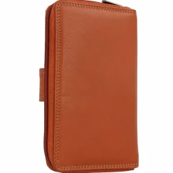 mano Damengeldbörsen Hochformat<Donna Giulia Geldbörse Leder 10,5 cm cognac