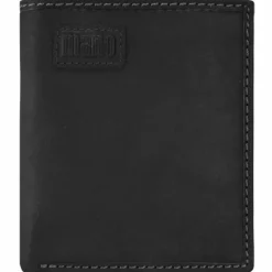 mano Herrengeldbörsen Hochformat<Nota Geldbörse Leder 9 cm schwarz