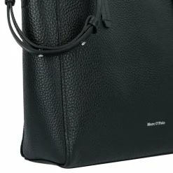 Marc O'Polo Shopper|Schultertaschen<Shopper Tasche M Leder 39 cm Laptopfach black