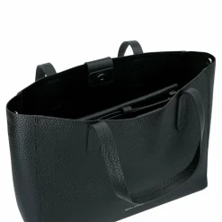 Marc O'Polo Shopper|Schultertaschen<Shopper Tasche M Leder 39 cm Laptopfach black