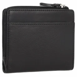 Clearance Maître Belg Alberta Geldbörse RFID Schutz Leder 11 cm black