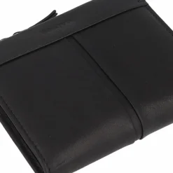 Best Maître Birkenfeld Alberta Geldbörse RFID Schutz Leder 11 cm black