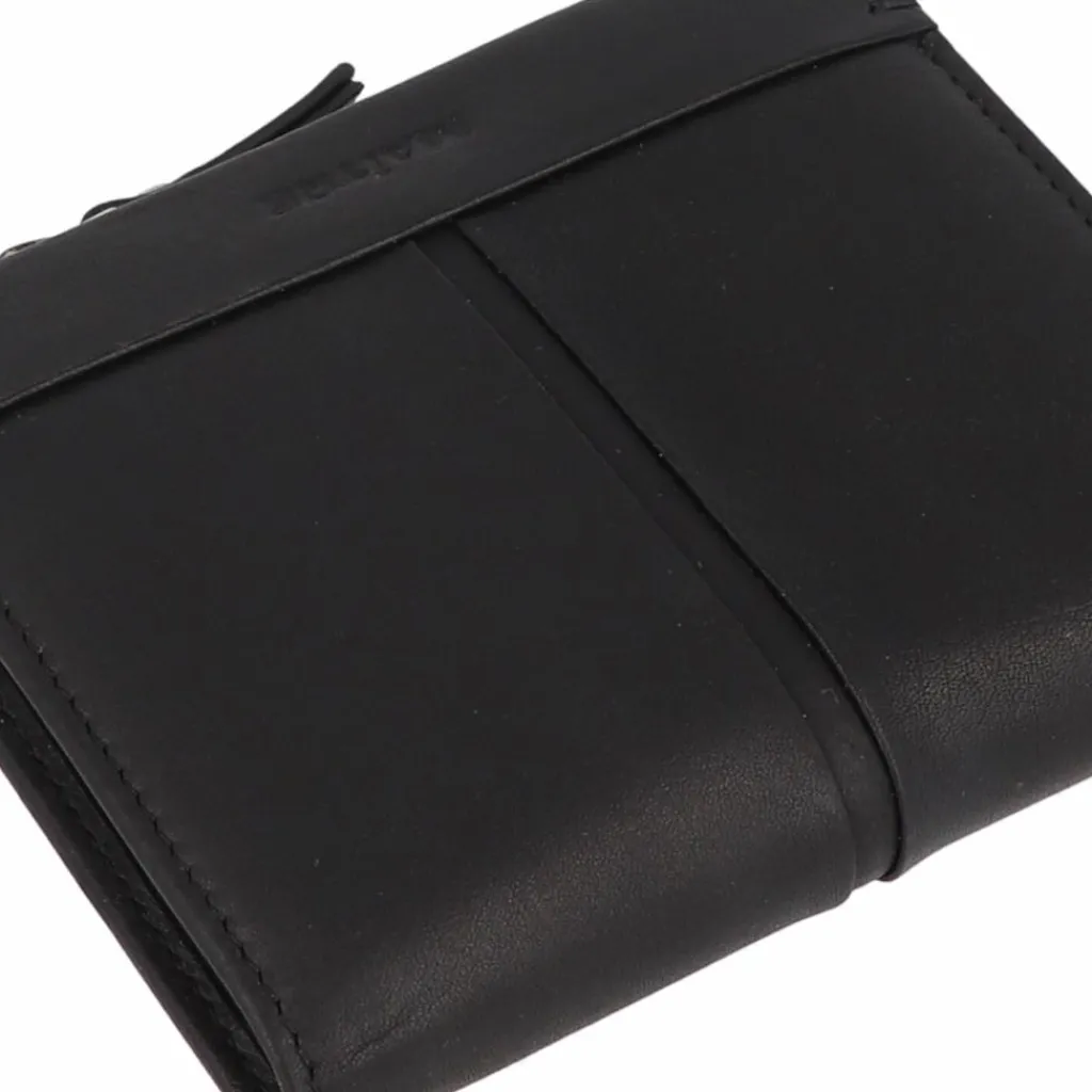 Best Maître Birkenfeld Alberta Geldbörse RFID Schutz Leder 11 cm black