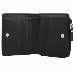 Best Maître Birkenfeld Alberta Geldbörse RFID Schutz Leder 11 cm black