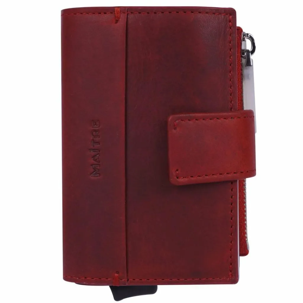 Maître Birkenfeld C-Four Kitkartenetui RFID Schutz Leder 10 cm