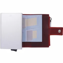 Maître Birkenfeld C-Four Kitkartenetui RFID Schutz Leder 10 cm