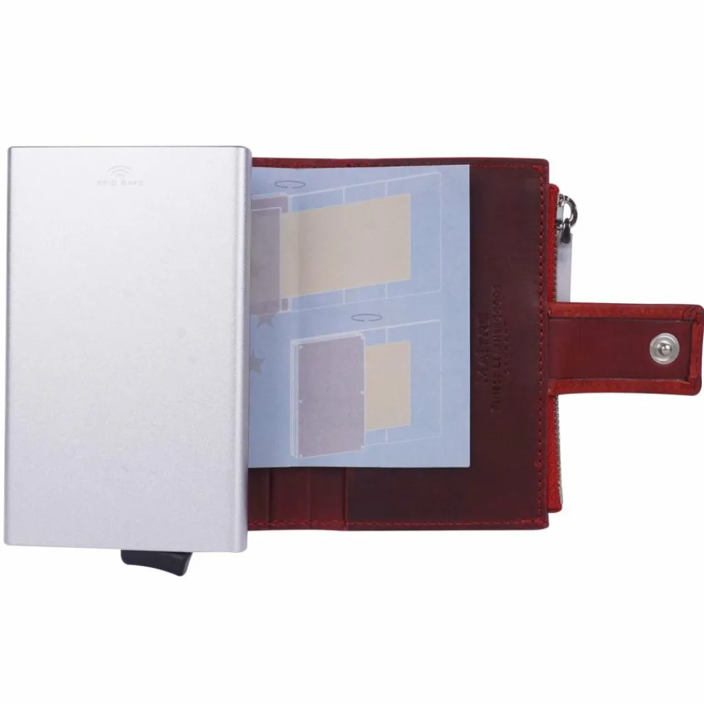 Maître Birkenfeld C-Four Kitkartenetui RFID Schutz Leder 10 cm