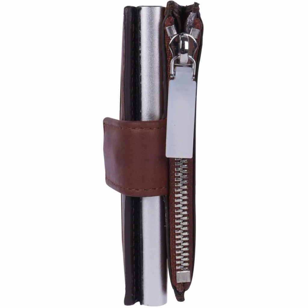 Maître Visitenkartenetuis<Birkenfeld C-Four Kreditkartenetui RFID Schutz Leder 10 cm cognac