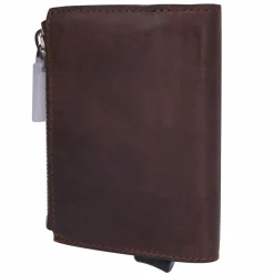 Maître Visitenkartenetuis<Birkenfeld C-Four Kreditkartenetui RFID Schutz Leder 10 cm cognac