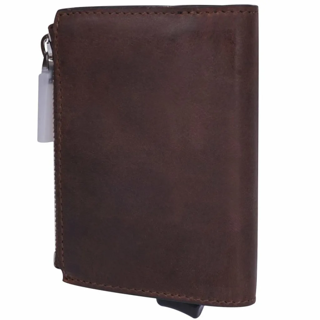 Maître Visitenkartenetuis<Birkenfeld C-Four Kreditkartenetui RFID Schutz Leder 10 cm cognac