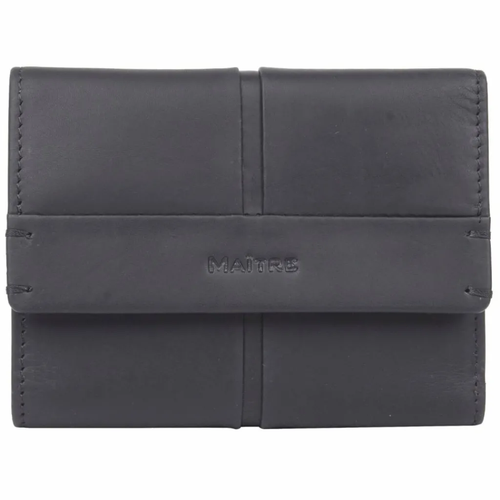 Best Maître Birkenfeld Ilsebill Geldbörse RFID Schutz Leder 8.5 cm black