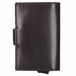 New Maître Birkheim C-Two Kreditkartenetui RFID Schutz Leder 6.5 cm darkbrown