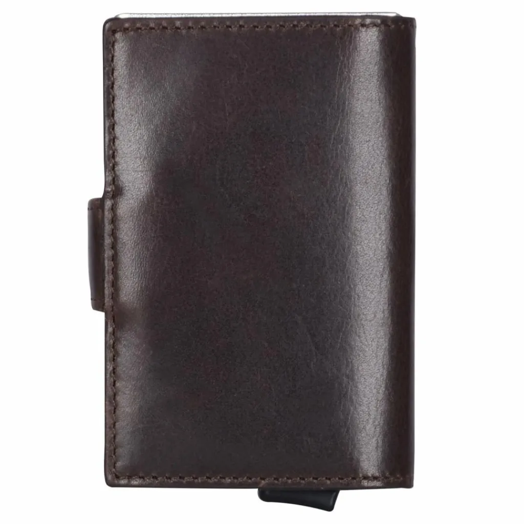 New Maître Birkheim C-Two Kreditkartenetui RFID Schutz Leder 6.5 cm darkbrown