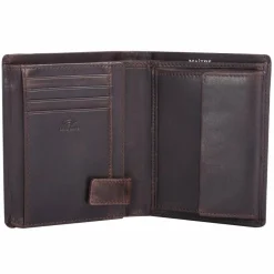 Best Maître Birkheim Friedolf Geldbörse RFID Schutz Leder 10 cm darkbrown
