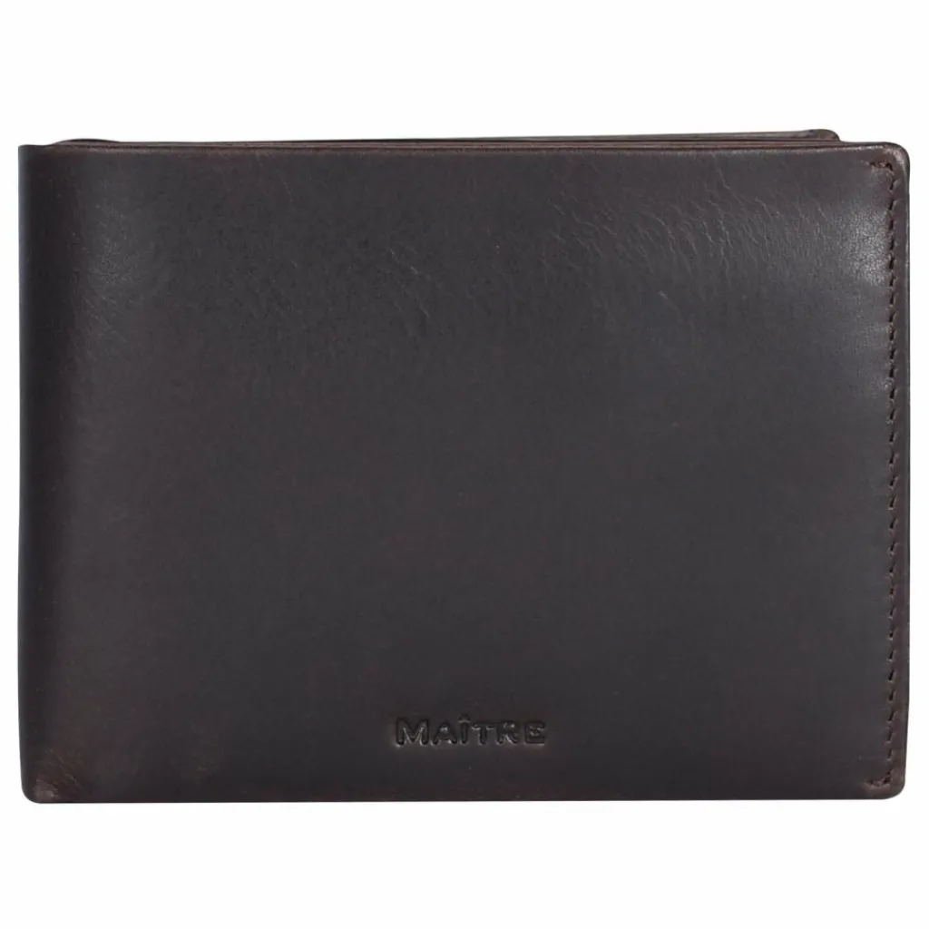 Discount Maître Birkheim Galbert Geldbörse RFID Schutz Leder 12.5 cm darkbrown