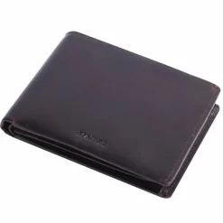 Maître Herrengeldbörsen Querformat<Birkheim Gandolf Geldbörse RFID Schutz Leder 12.5 cm darkbrown