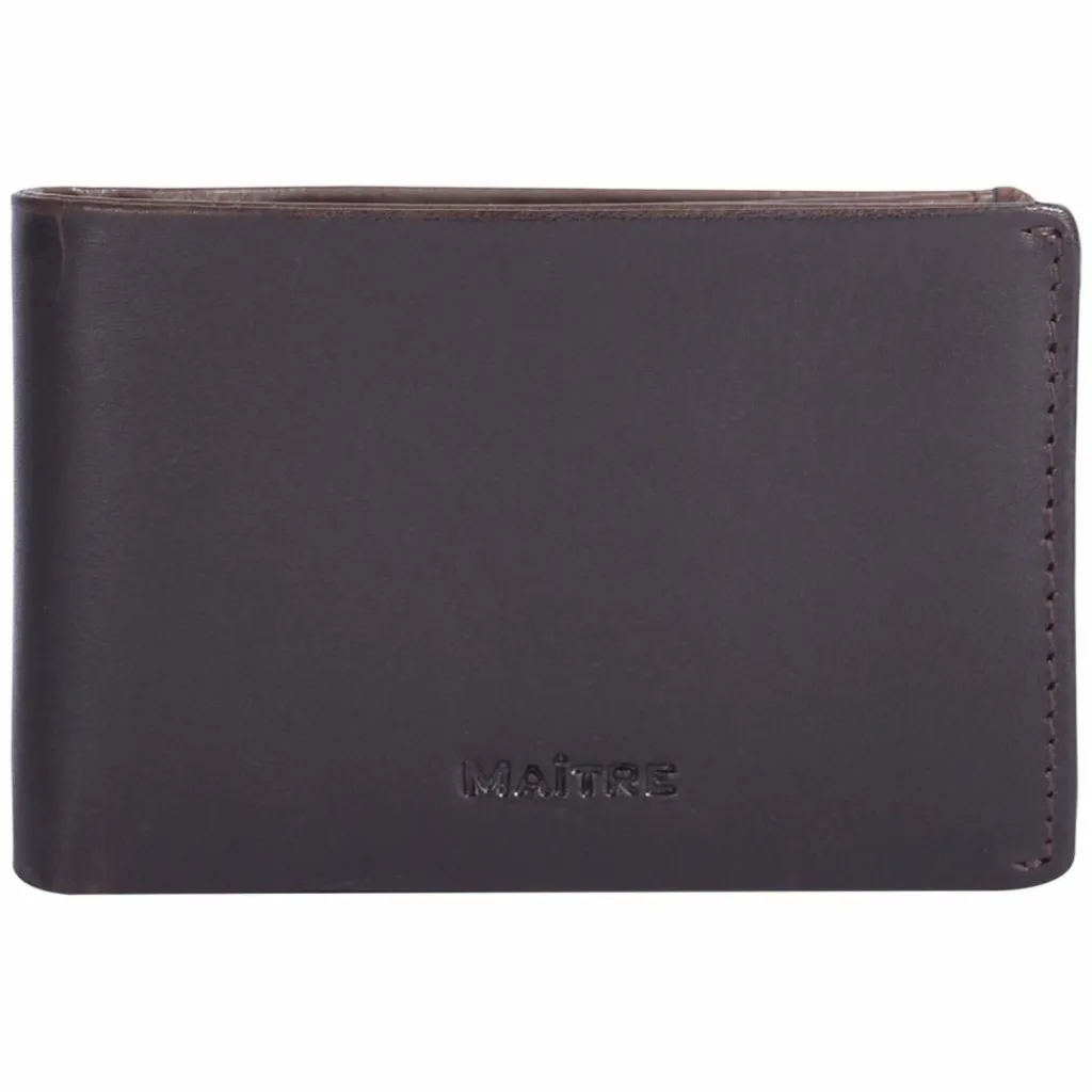 Maître Herrengeldbörsen Querformat<Birkheim Gerno Geldbörse RFID Schutz Leder 10 cm darkbrown