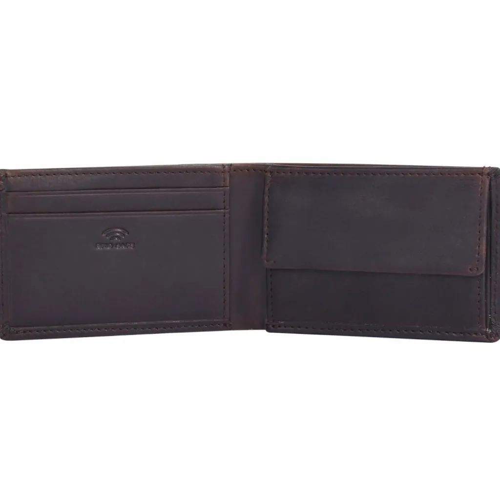 Maître Herrengeldbörsen Querformat<Birkheim Gerno Geldbörse RFID Schutz Leder 10 cm darkbrown