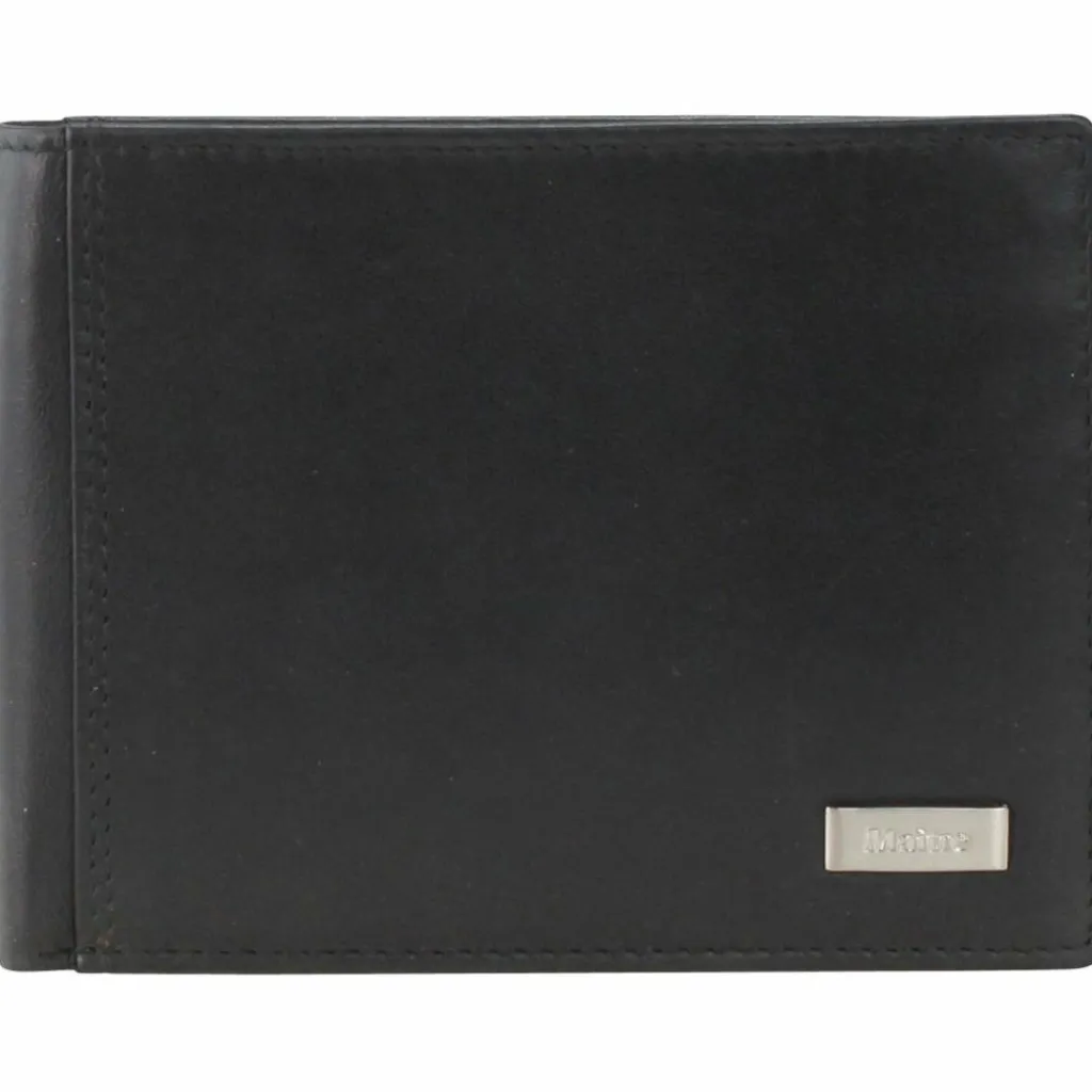 Maître Damengeldbörsen Querformat<Fusto Geldbörse Leder 12,5 cm schwarz