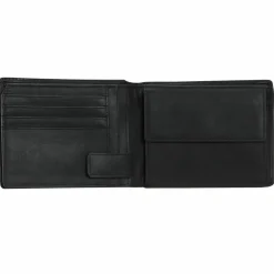 Maître Damengeldbörsen Querformat<Fusto Geldbörse Leder 12,5 cm schwarz