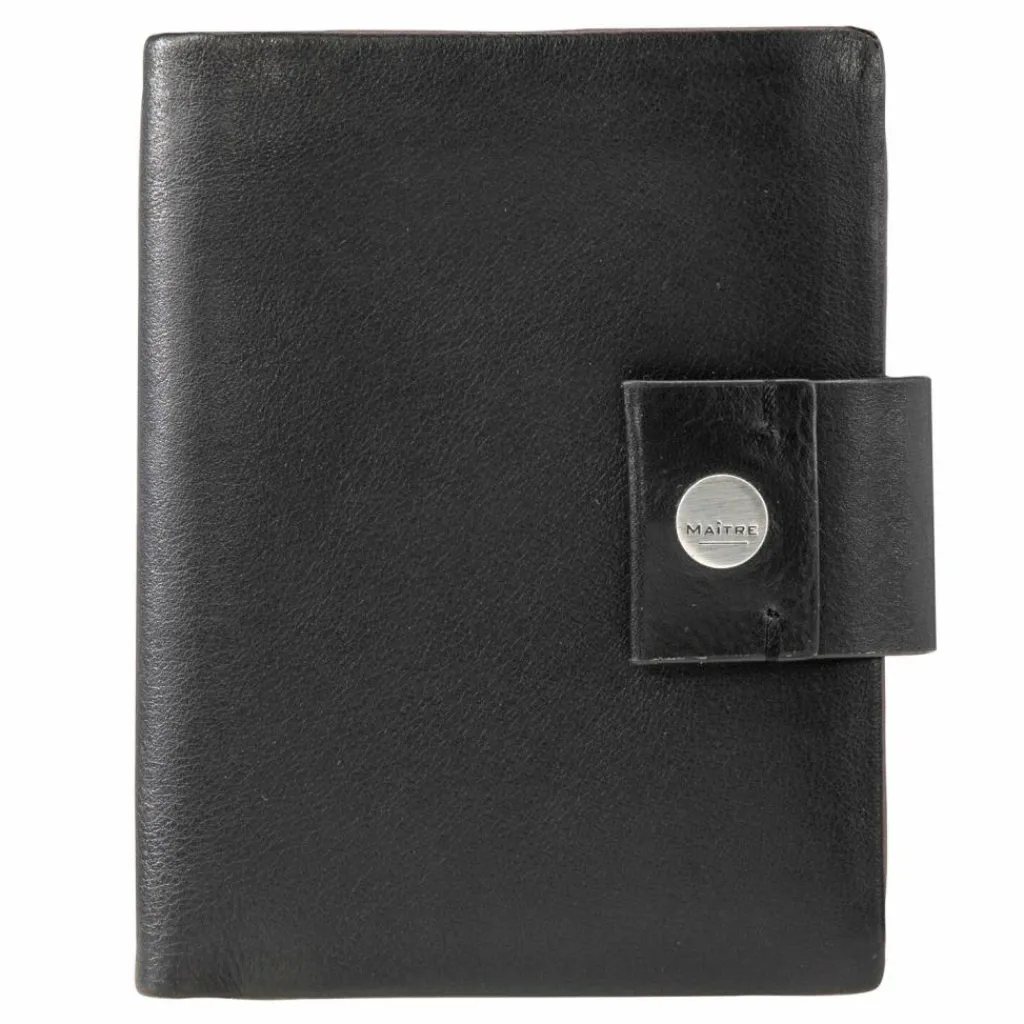 Maître Damengeldbörsen Hochformat<Henau Dawina Geldbörse RFID Schutz Leder 9.5 cm black