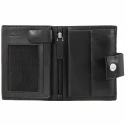 Maître Damengeldbörsen Hochformat<Henau Dawina Geldbörse RFID Schutz Leder 9.5 cm black