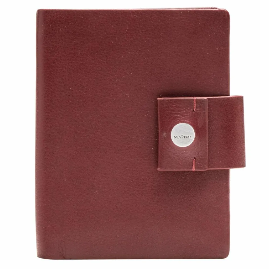 Maître Damengeldbörsen Hochformat<Henau Dawina Geldbörse RFID Schutz Leder 9.5 cm red