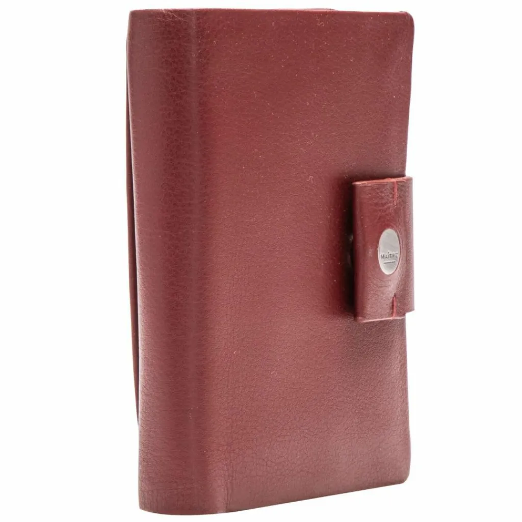 Maître Damengeldbörsen Hochformat<Henau Dawina Geldbörse RFID Schutz Leder 9.5 cm red