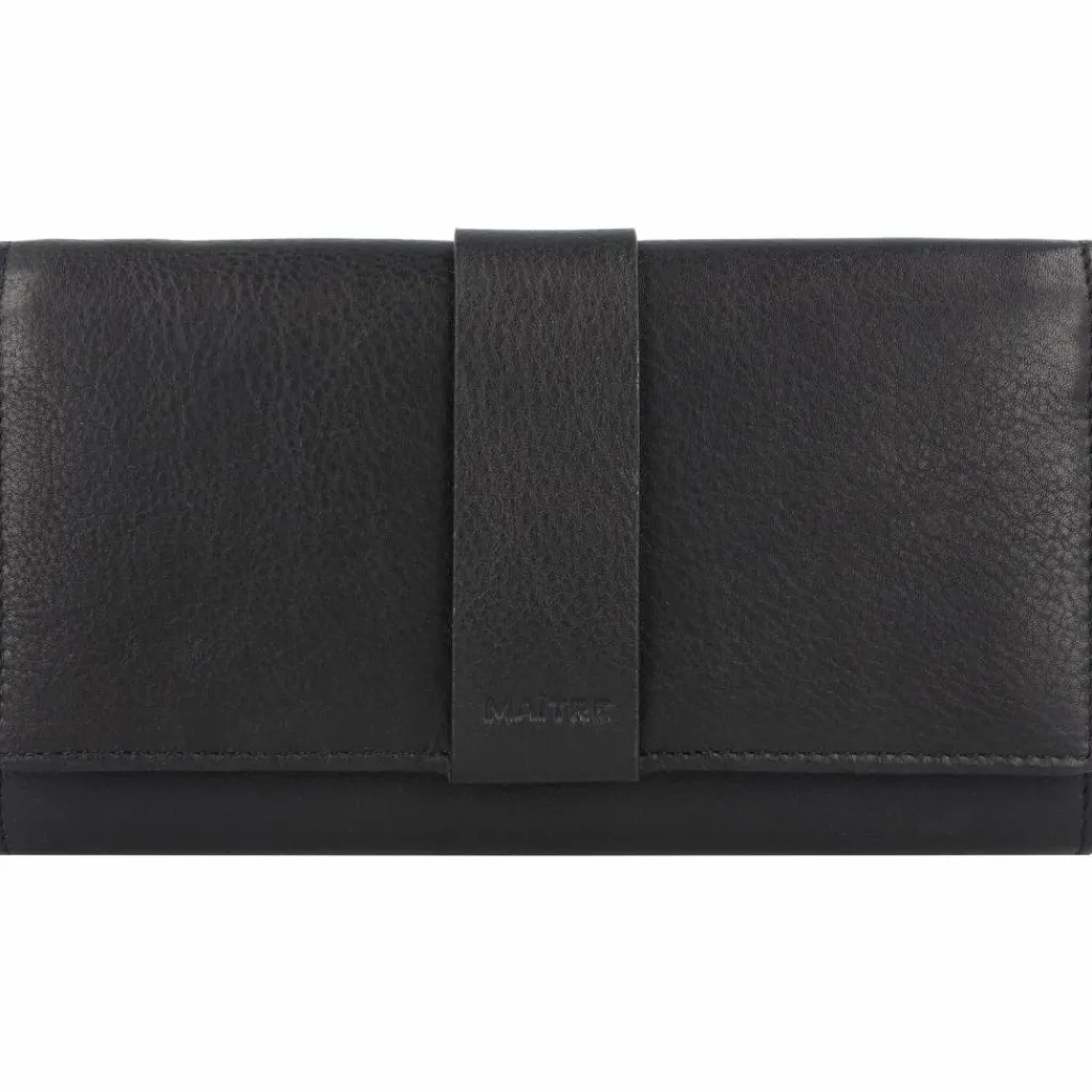 Maître Damengeldbörsen Querformat<Kirschroth Diedburg Geldbörse RFID Schutz Leder 18.5 cm black
