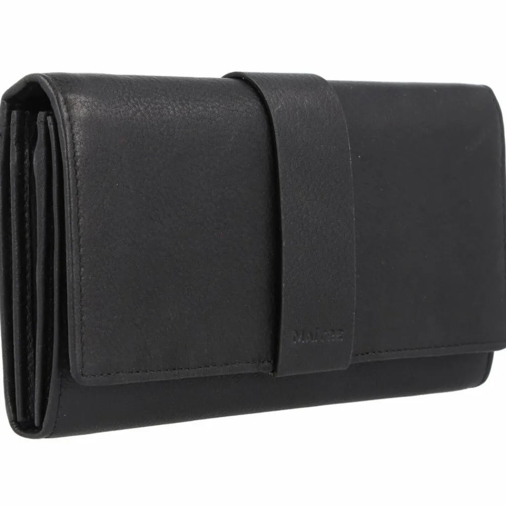 Maître Damengeldbörsen Querformat<Kirschroth Diedburg Geldbörse RFID Schutz Leder 18.5 cm black