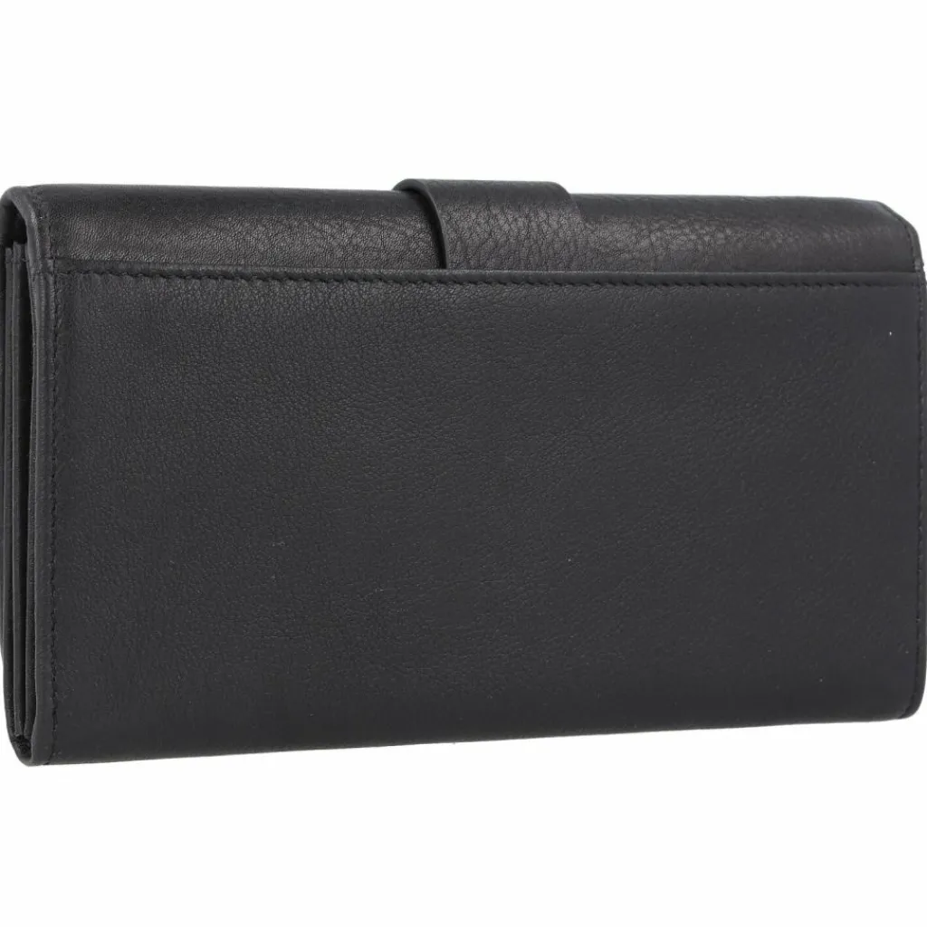 Maître Damengeldbörsen Querformat<Kirschroth Diedburg Geldbörse RFID Schutz Leder 18.5 cm black
