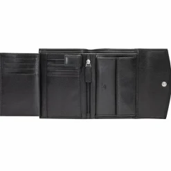 Maître Damengeldbörsen Querformat<Leisel Dawina Geldbörse RFID Schutz Leder 9.5 cm black