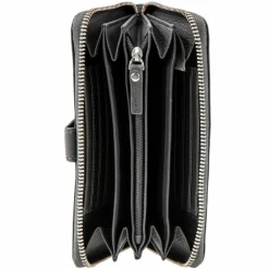 Maître Damengeldbörsen Querformat<Lemberg Dietrun Geldbörse RFID Schutz Leder 17 cm darkgrey