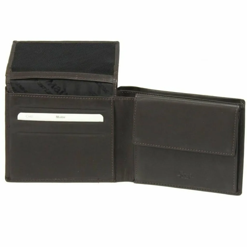 Outlet Maître Special Make Up Geldbörse Leder 12 cm schwarz