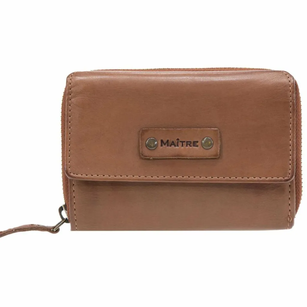 Maître Damengeldbörsen Querformat<Steinbach Dagrete Geldbörse RFID Schutz Leder 13.5 cm cognac