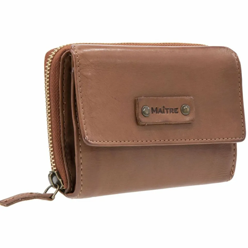 Maître Damengeldbörsen Querformat<Steinbach Dagrete Geldbörse RFID Schutz Leder 13.5 cm cognac
