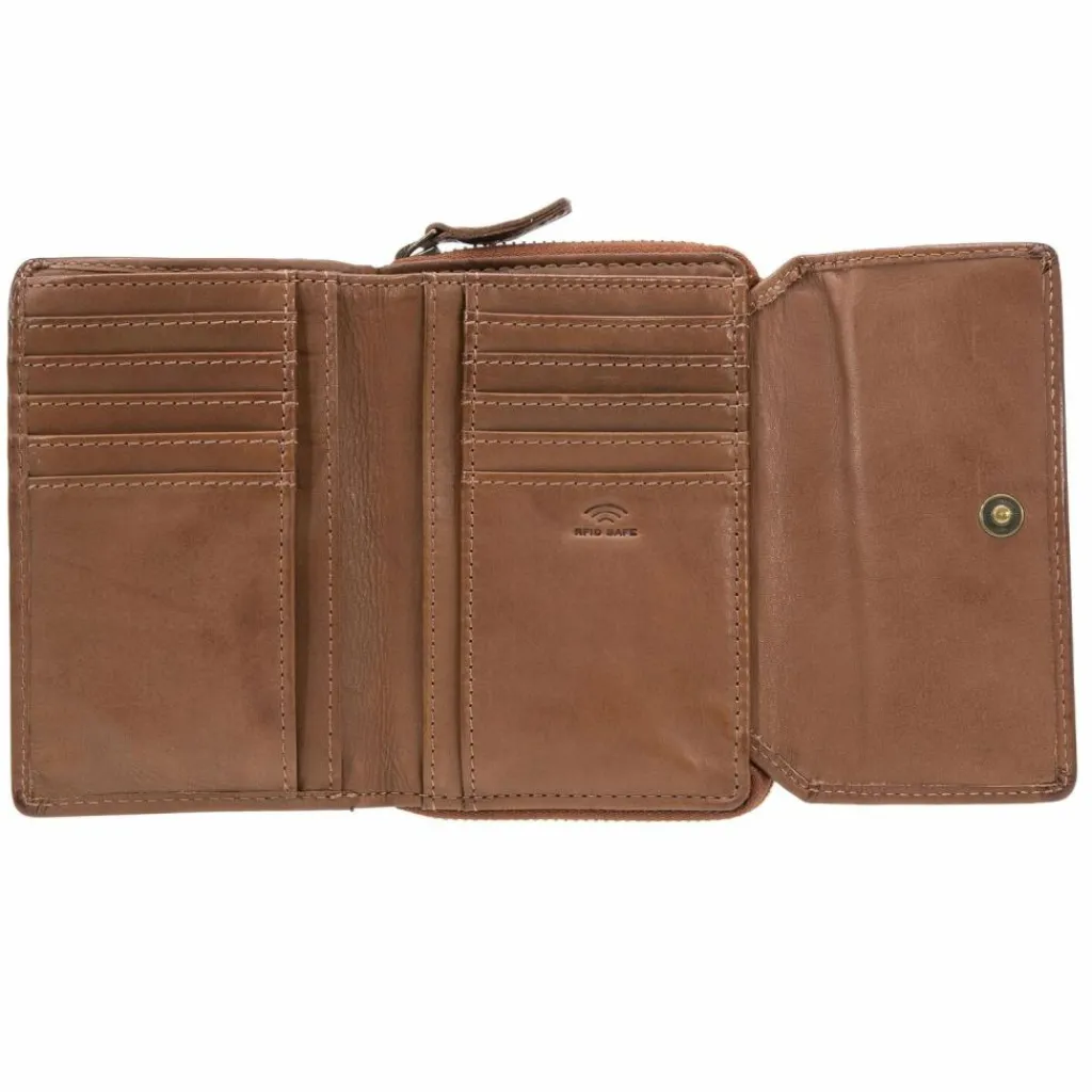 Maître Damengeldbörsen Querformat<Steinbach Dagrete Geldbörse RFID Schutz Leder 13.5 cm cognac