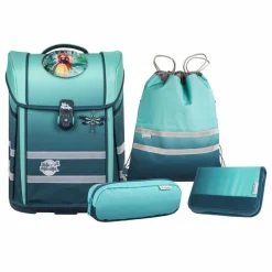 Discount McNeill Perfecto Schulranzen-Set 5-teilig Gradient Blue Lagoon